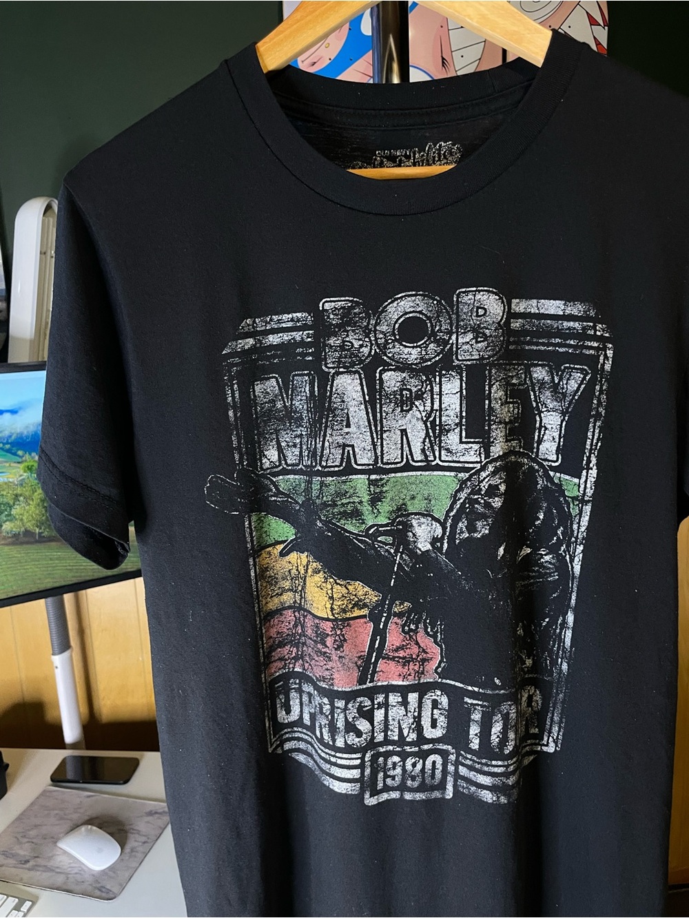 Bob Marley uprising tour shirt men size M